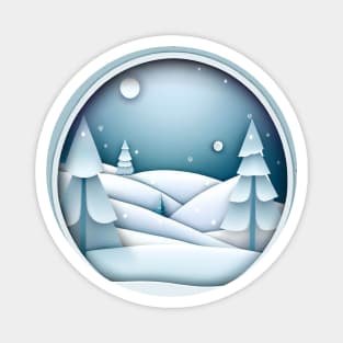 Snow Globe Magnet